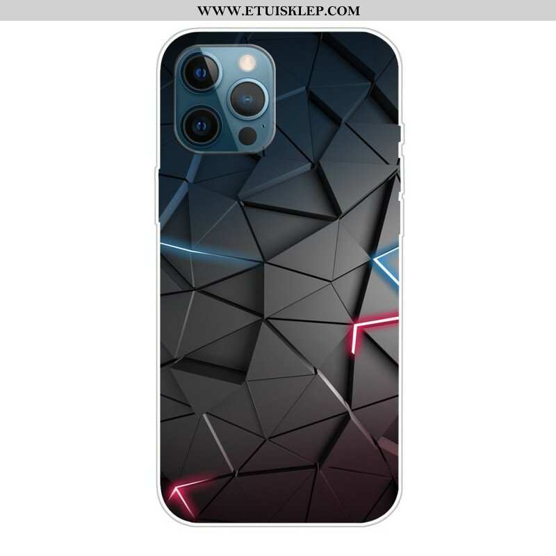 Etui do iPhone 13 Pro Max Elastyczna Geometria